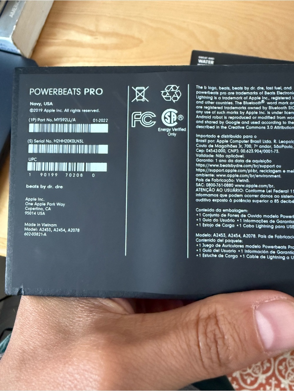 Beats by Dre Powerbeats Pro Wireless Earbuds Blue - Picture 6 of 7
